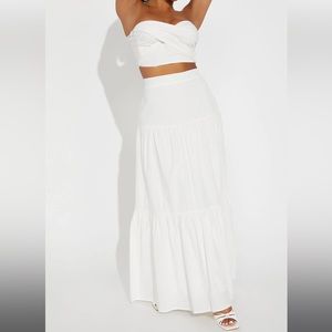 In love with an angel maxi skirt set 👼🏼